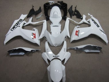 Best 2006-2007 Suzuki GSXR 600 Motorcycle Fairings - White UK
