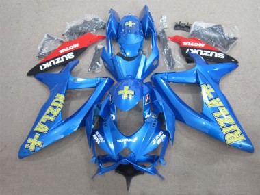 Best 2008-2010 Suzuki GSXR 600 Motorcycle Fairings - Blue Yellow Red Black Rizla Motul UK