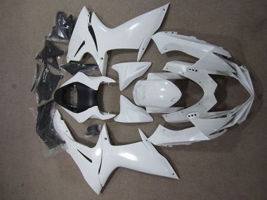 Best 2011-2024 Suzuki GSXR 600 Motorcycle Fairings - White UK