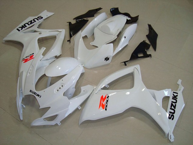2006-2007 Suzuki GSXR 750 Motorcycle Fairings - White UK