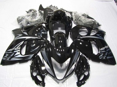 Best 2008-2020 Suzuki GSXR 1300 Hayabusa Motorcycle Fairings - Glossy Black Silver UK