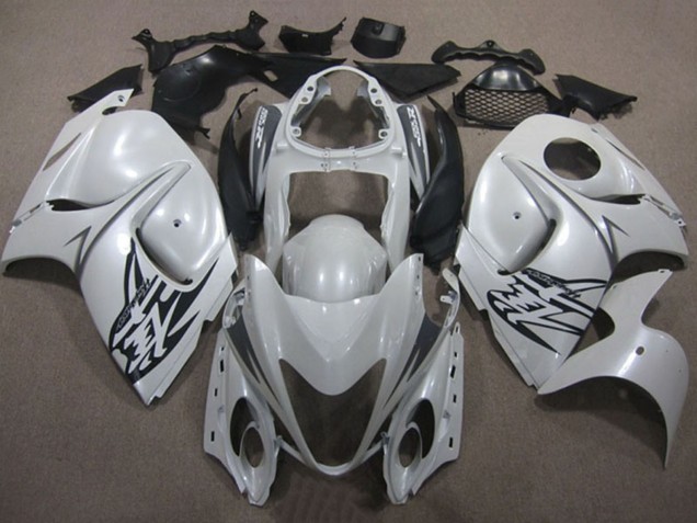 2008-2020 Suzuki GSXR 1300 Hayabusa Motorcycle Fairings - White Black UK