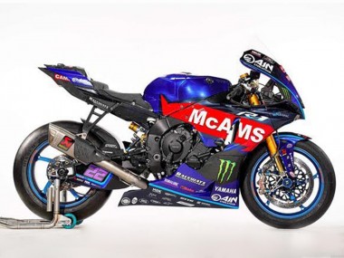 Best 2002-2003 Yamaha YZF R1 Motorcycle Fairings - Blue Red McAMS Green Monster UK