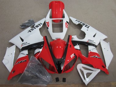 Best 1998-1999 Yamaha YZF R1 Motorcycle Fairing - White Red Black UK