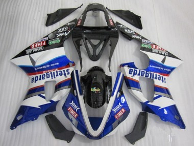 Best 2000-2001 Yamaha YZF R1 Motorcycle Fairings - White Blue Black Red Fimer Sterilgarda UK