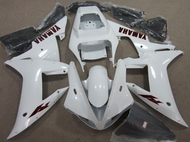 Best 2002-2003 Yamaha YZF R1 Motorcycle Fairings - White UK