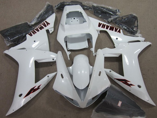 2002-2003 Yamaha YZF R1 Motorcycle Fairings - White UK