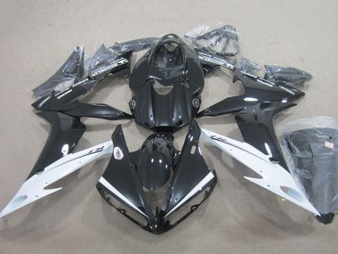Best 2004-2006 Yamaha YZF R1 Motorcycle Fairings - Glossy Black White UK