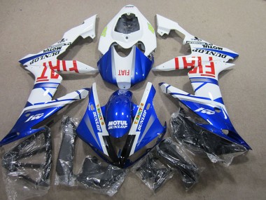 Best 2004-2006 Yamaha YZF R1 Motorcycle Fairings - White Blue Motul Fiat UK