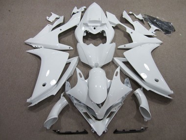 Best 2007-2008 Yamaha YZF R1 Motorcycle Fairings - White UK