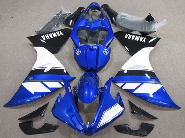 Best 2009-2011 Yamaha YZF R1 Motorcycle Fairings - Blue White Black UK