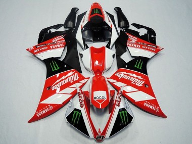 Best 2012-2014 Yamaha YZF R1 Motorcycle Fairings - White Grey Glossy Black Green Monster Milwaukee Maxxis Rocol UK