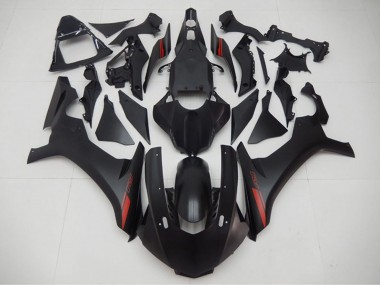 Best 2015-2019 Yamaha YZF R1 Motorcycle Fairings - Matte Black Red UK