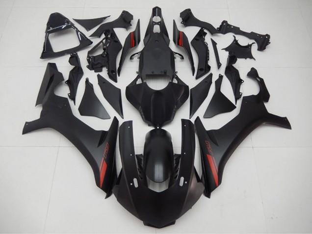 2015-2019 Yamaha YZF R1 Motorcycle Fairings - Matte Black Red UK