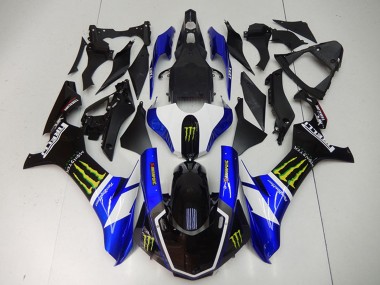 Best 2015-2019 Yamaha YZF R1 Motorcycle Fairings - Blue White Glossy Black Green Monster UK