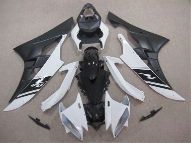 Best 2006-2007 Yamaha YZF R6 Motorcycle Fairings - White Glossy Black Matte Black UK