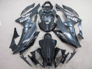 Best 2008-2016 Yamaha YZF R6 Motorcycle Fairings - Glossy Black Matte Black White Decals UK