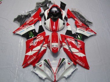 Best 2008-2016 Yamaha YZF R6 Motorcycle Fairings - White Red Glossy Black Green Monster Rocol Milwaukee Maxxis UK