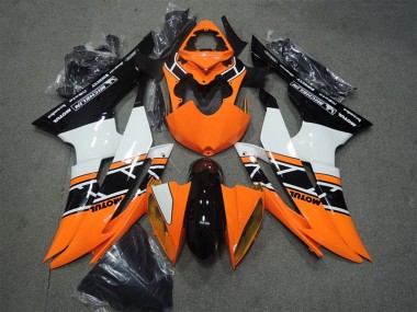 Best 2008-2016 Yamaha YZF R6 Motorcycle Fairings - Orange White Glossy Black Motul UK