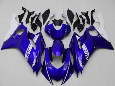 Best 2017-2023 Yamaha YZF R6 Motorcycle Fairings - White Blue UK
