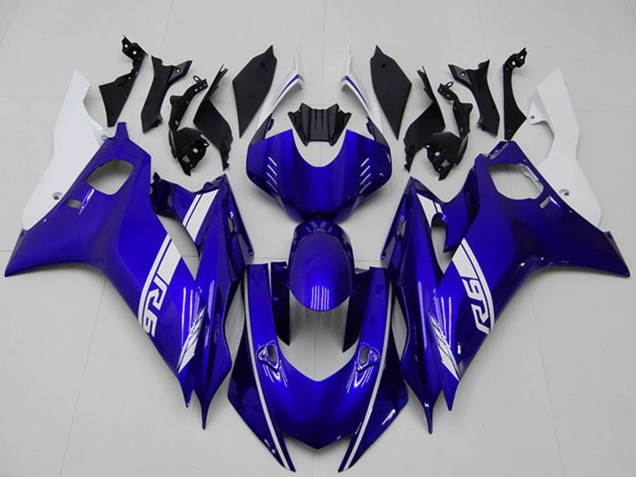 2017-2023 Yamaha YZF R6 Motorcycle Fairings - White Blue UK