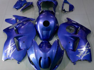 1997-2007 Gloss Blue & Silver Logo GSXR 1300 Hayabusa Fairings