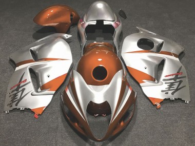 1997-2007 Gloss Orange and Silver GSXR 1300 Hayabusa Fairings