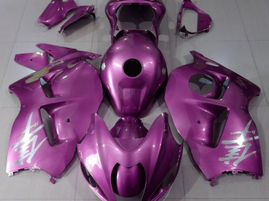 1997-2007 Gloss Pink & Silver Logo GSXR 1300 Hayabusa Fairings