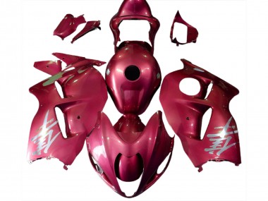 1997-2007 Gloss Red & Silver Logo GSXR 1300 Hayabusa Fairings