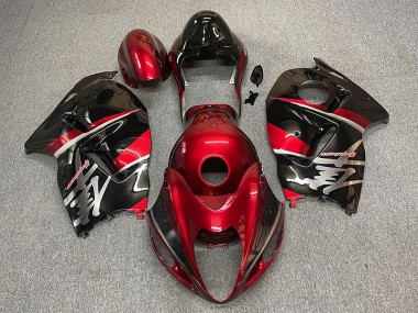 1997-2007 Maroon and Black Style GSXR 1300 Hayabusa Fairings