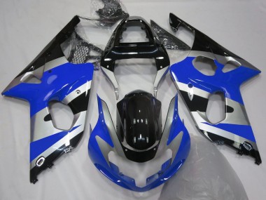 2000-2002 Blue Silver OEM Style GSXR 1000 Fairings