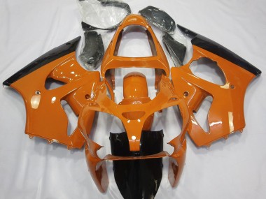 2000-2002 Gloss Orange & Black ZX6R Fairings