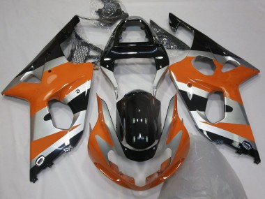 2000-2002 Orange Silver OEM Style GSXR 1000 Fairings