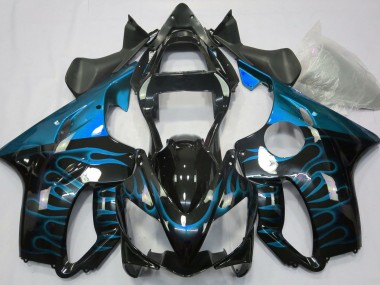 2001-2003 Light Blue Flame CBR600 F4i Fairings