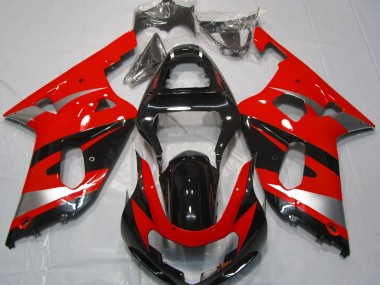 2001-2003 Red OEM Style GSXR 600-750 Fairings