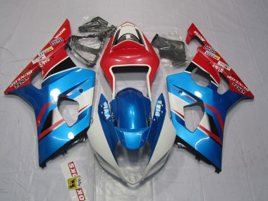 2003-2004 Blue and Red GSXR 1000 Fairings