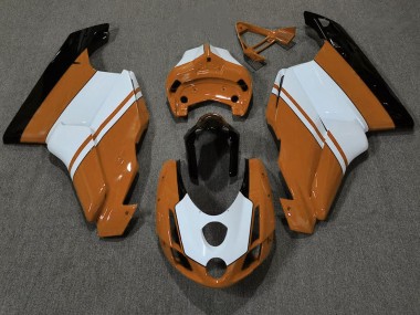 2003-2004 Gloss Orange & White Ducati 749 999 Fairings