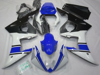 2003-2004 Gloss White and Blue R6 Fairings