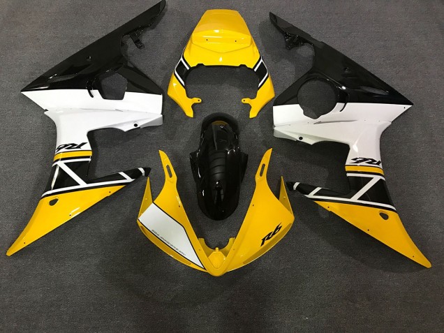 2003-2004 Gloss Yellow & White R6 Fairings