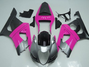 2003-2004 Pink Silver and Black GSXR 1000 Fairings