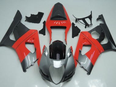 2003-2004 Red Silver and Black GSXR 1000 Fairings