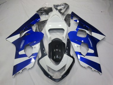 2004-2005 Blue White OEM Style GSXR 600-750 Fairings