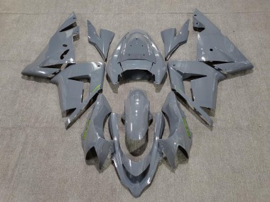 2004-2005 Gloss Grey & Green ZX10R Fairings