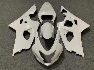 2004-2005 Gloss White GSXR 600-750 Fairings