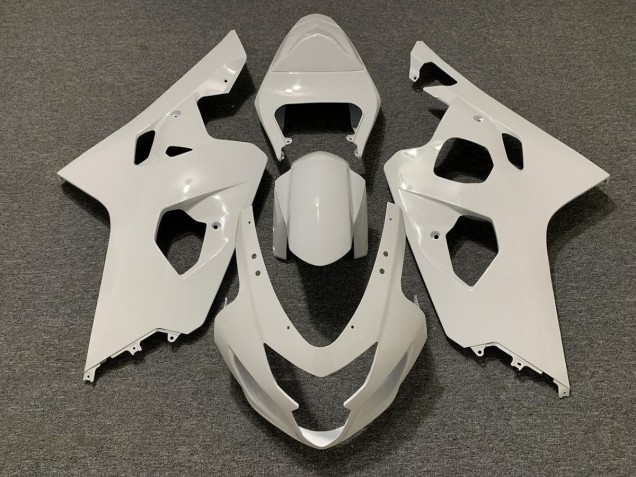 2004-2005 Gloss White GSXR 600-750 Fairings