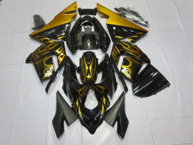 2004-2005 Gold Flame ZX10R Fairings