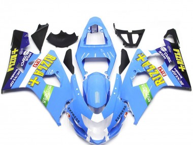 2004-2005 Light Blue Rizla Style GSXR 600-750 Fairings