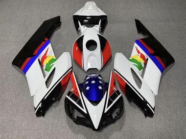 2004-2005 Red and Blue Flag CBR1000RR Fairings