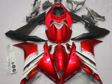 2004-2006 Bright Red & White R1 Fairings