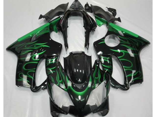 2004-2007 Light Green Flame CBR600 F4i Fairings